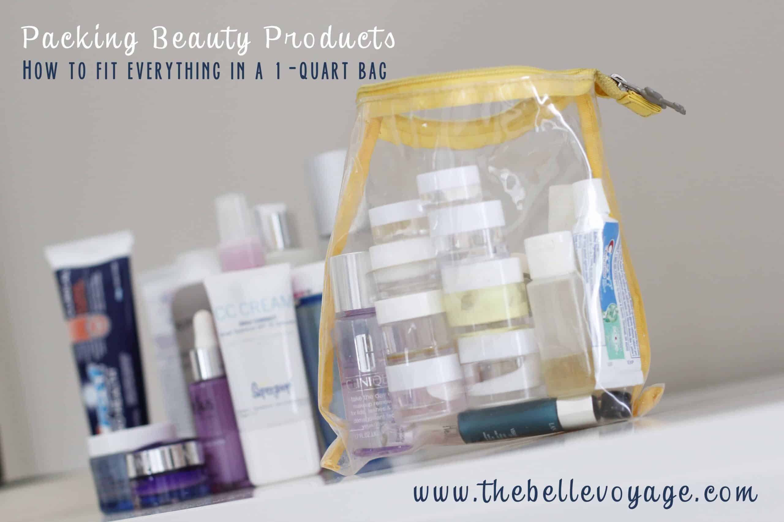 Packing Beauty Products for Travel