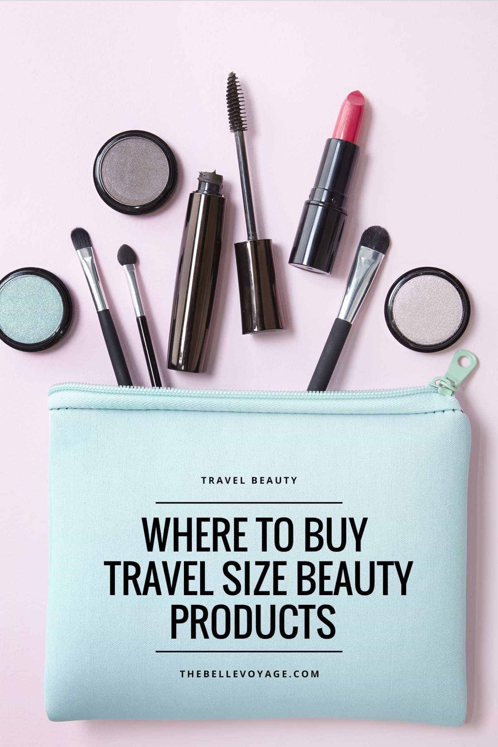 travel size beauty products