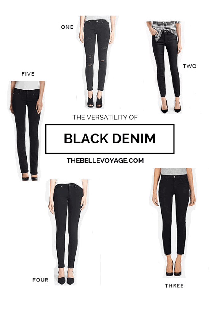 Versatility, Thy Name is Black Denim | The Belle Voyage