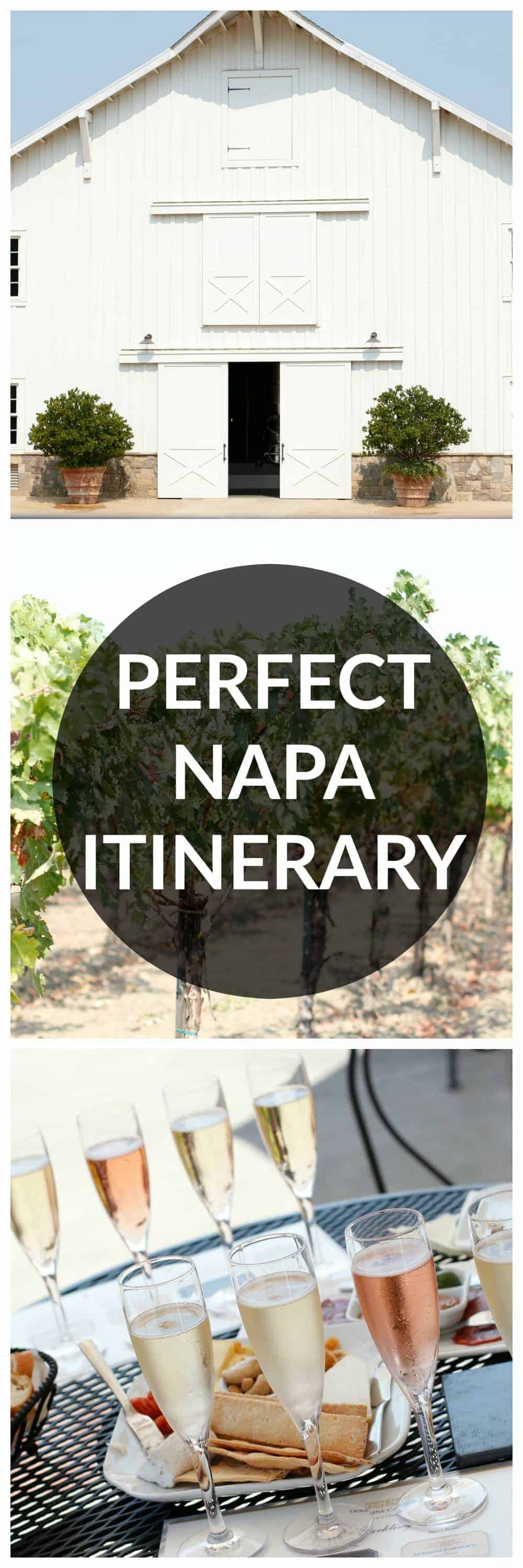 napa itinerary