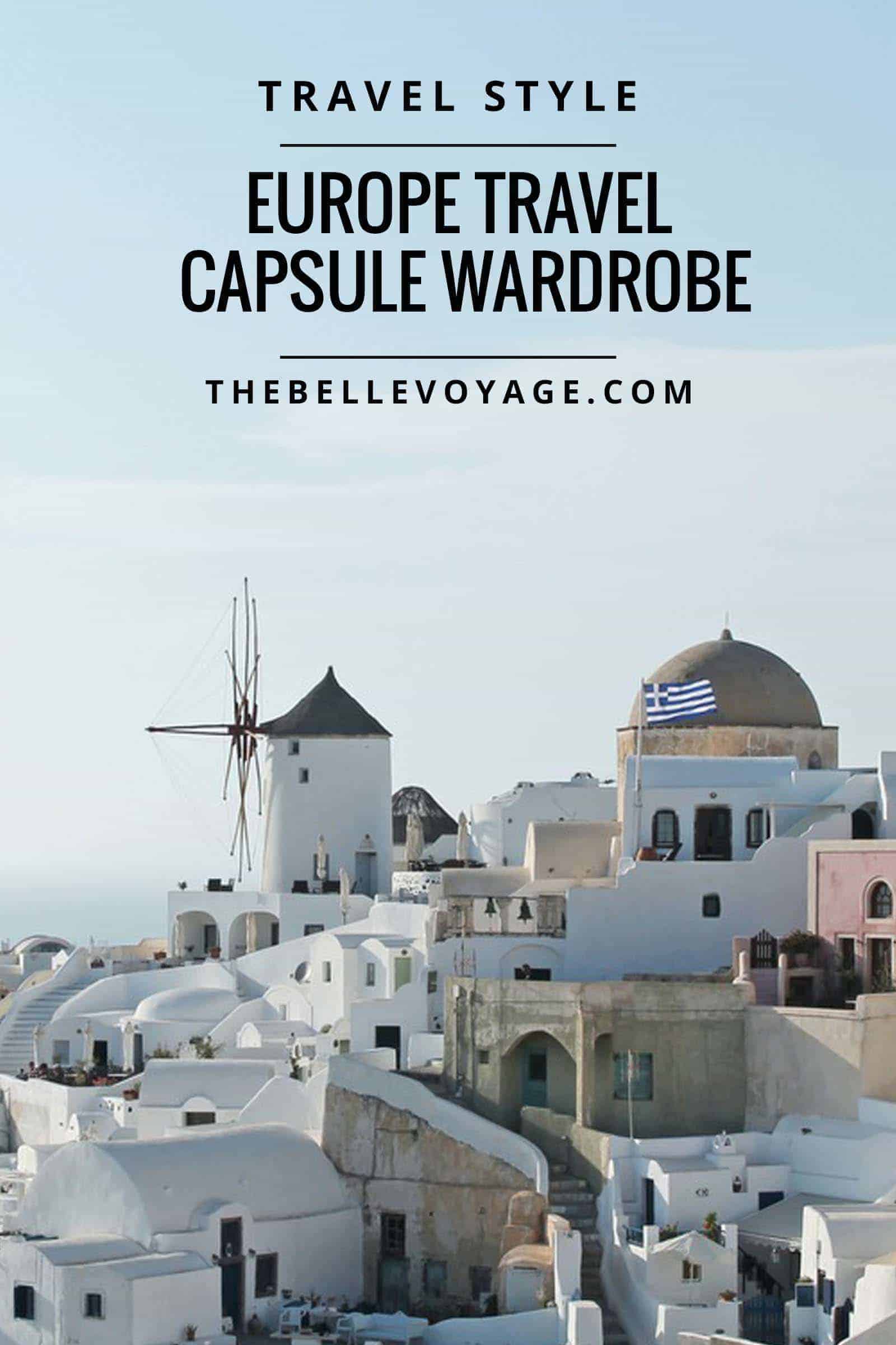 europe travel capsule wardrobe