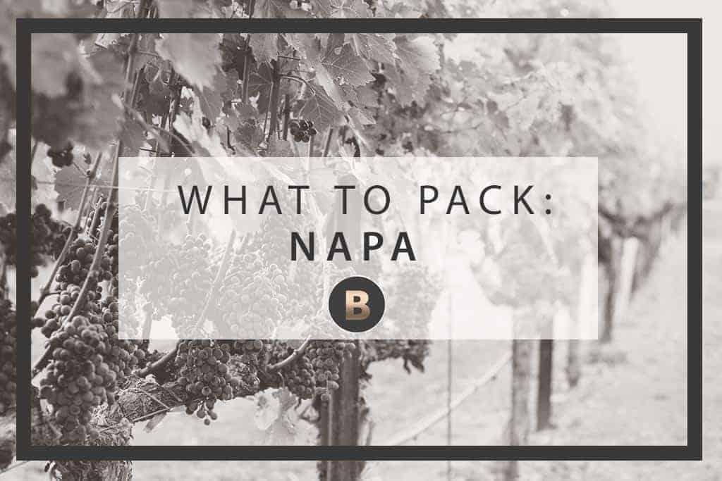 napa packing list