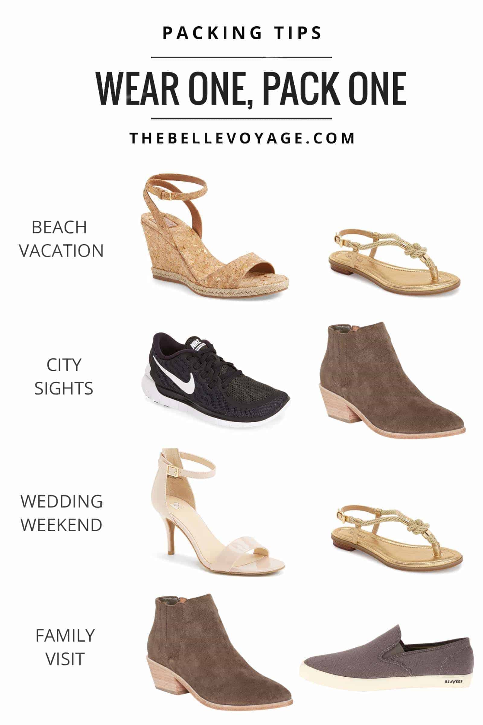 shoes for beach vacation