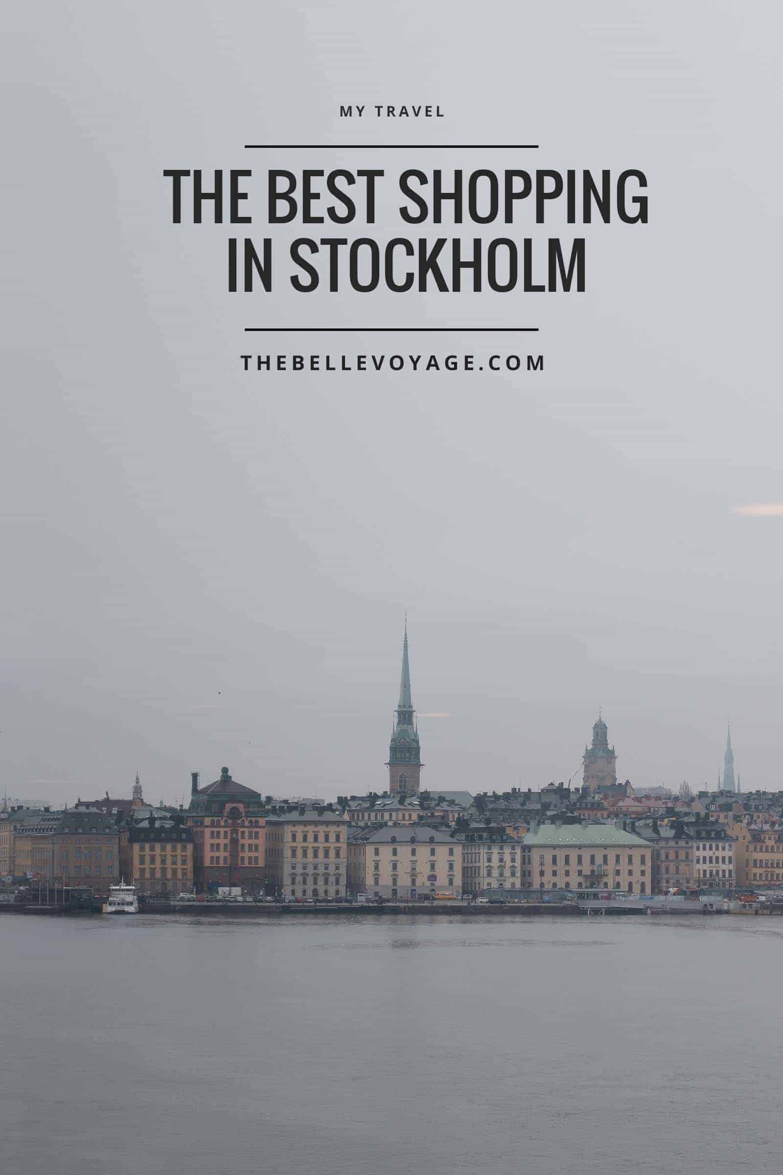 where to shop in stockholm