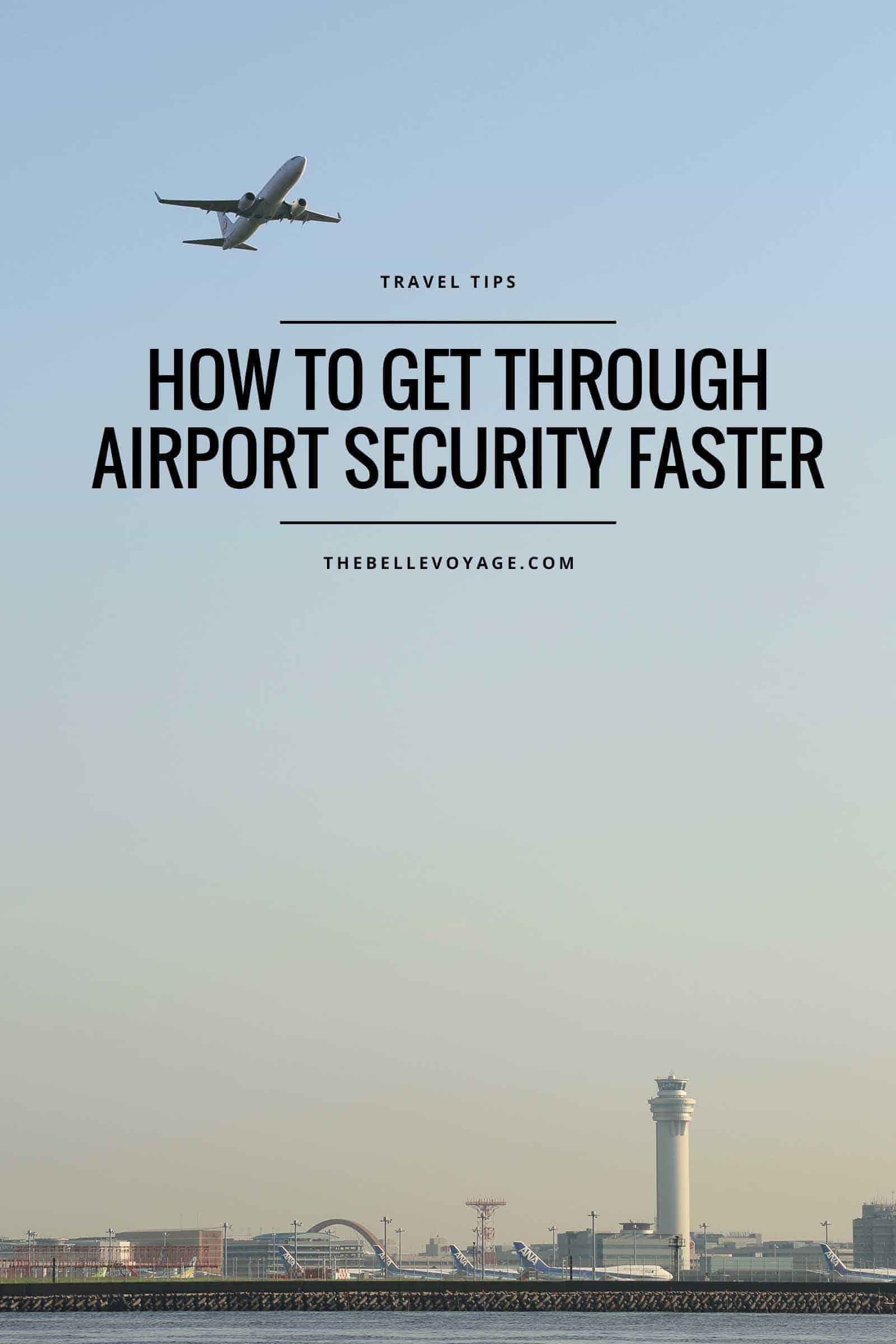 airport security wait times