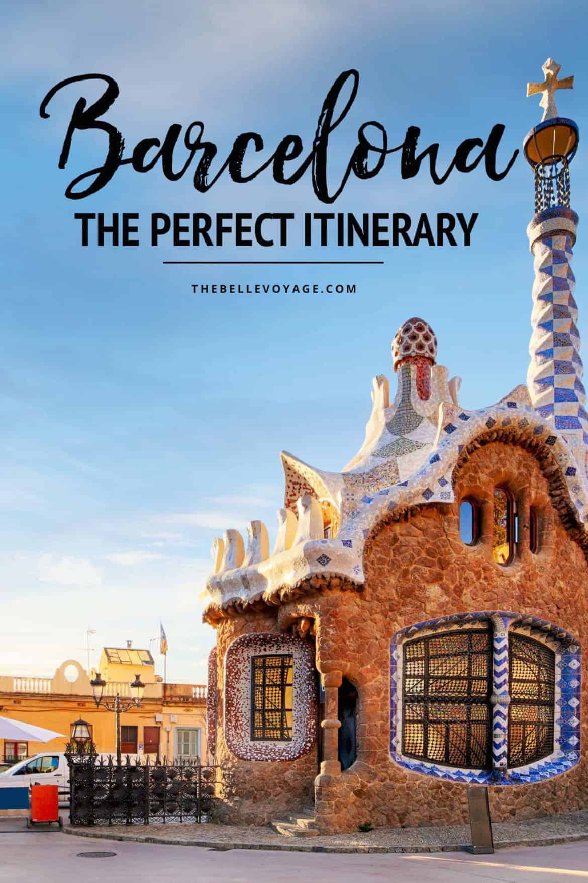 barcelona travel itinerary