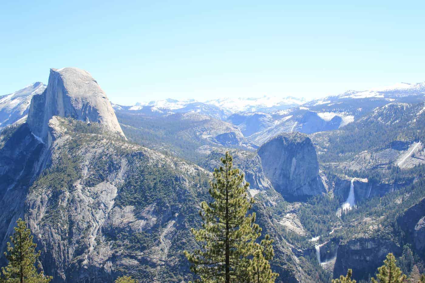 glacier point in Yosemite national park