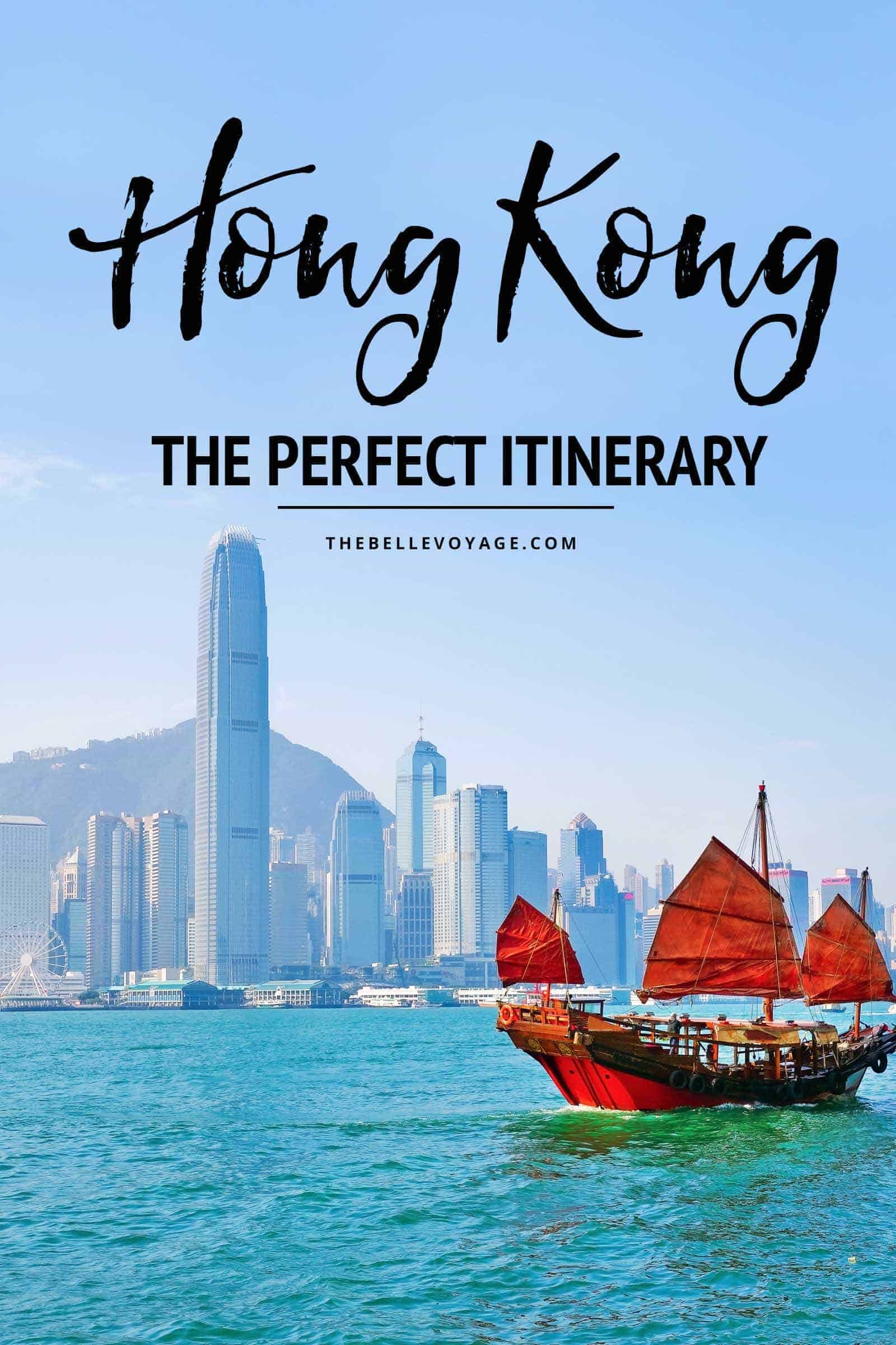 hong kong travel guide itinerary