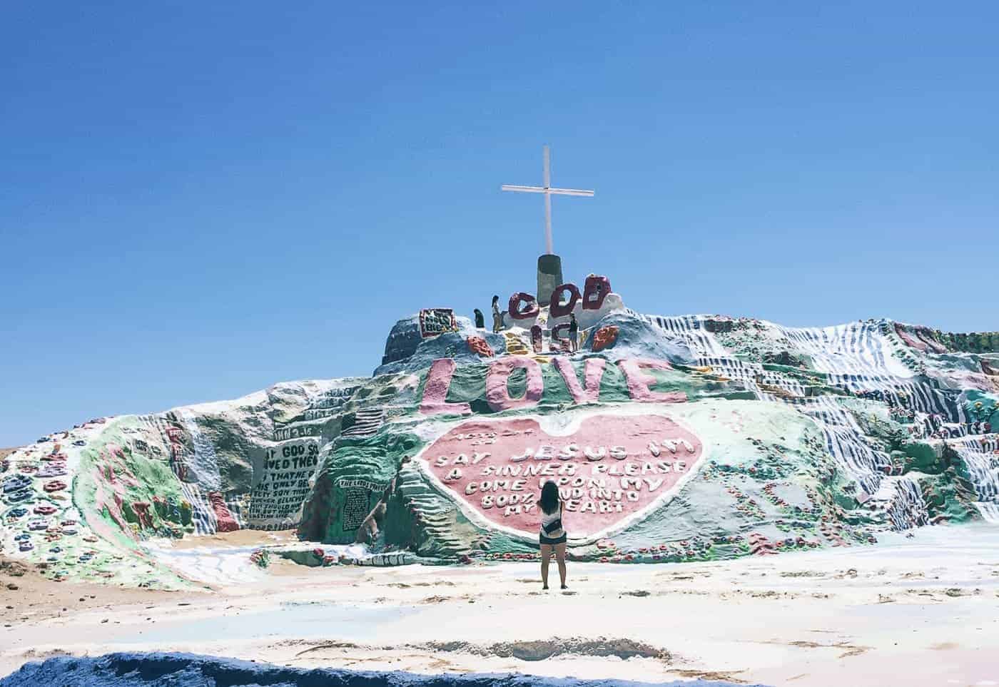 salvation mountain Southern California hidden gem