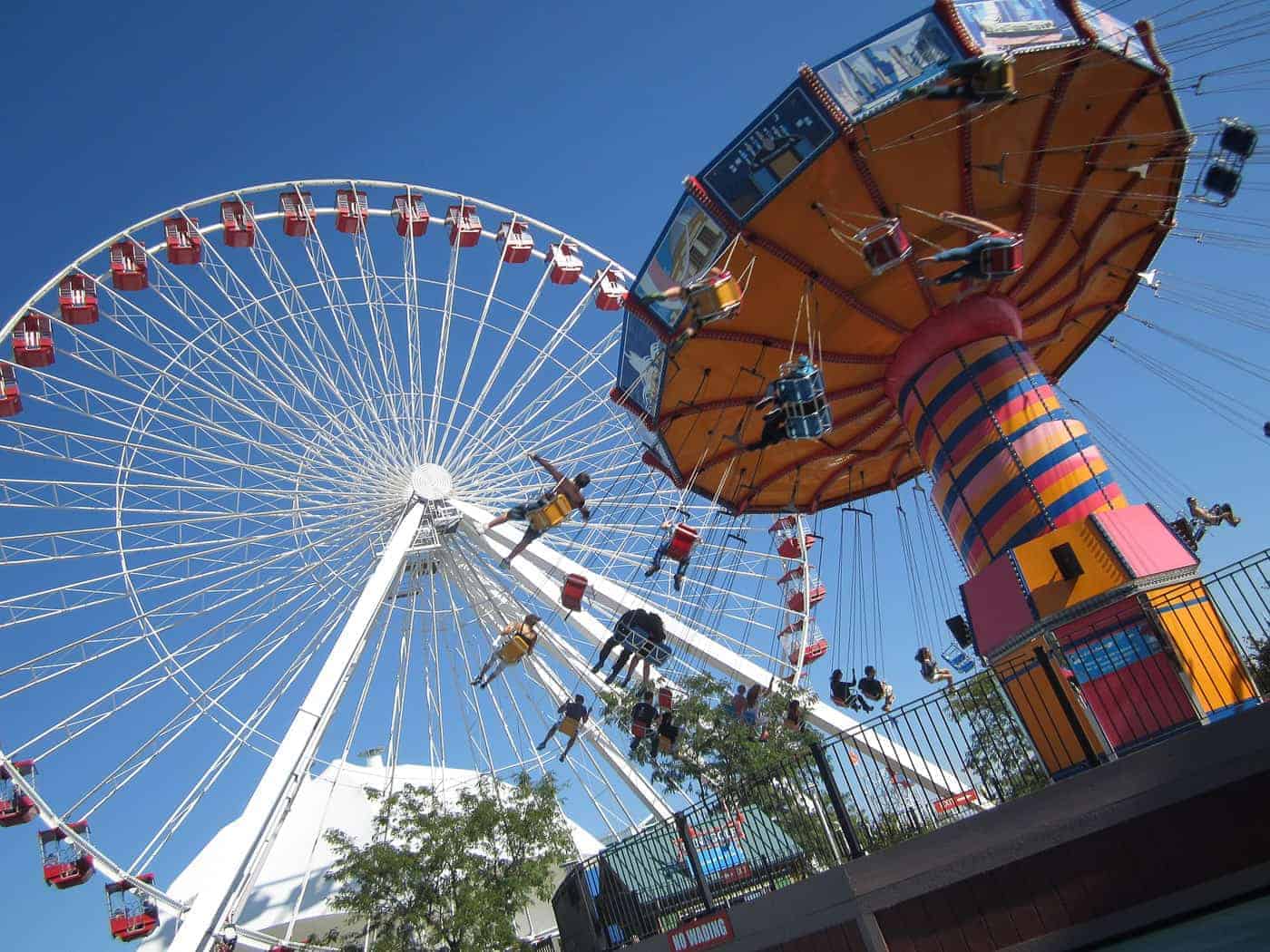 Ferris wheel at navy pier