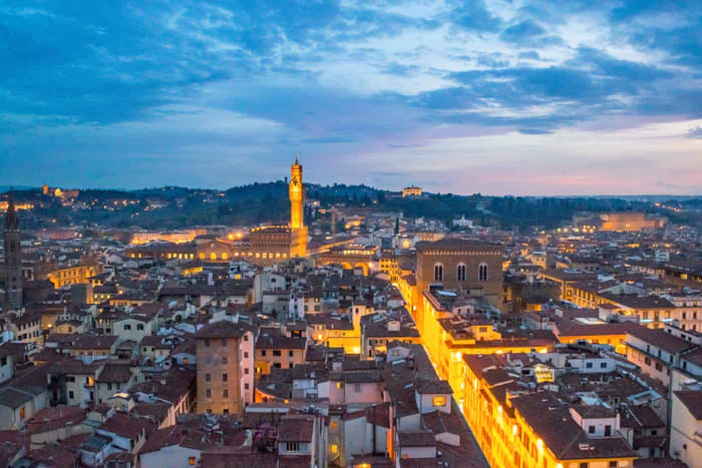 Florence Italy at Night