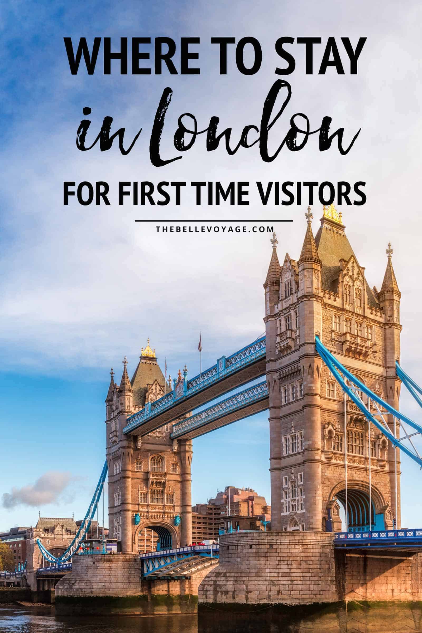 best area to stay in London for first time visitors