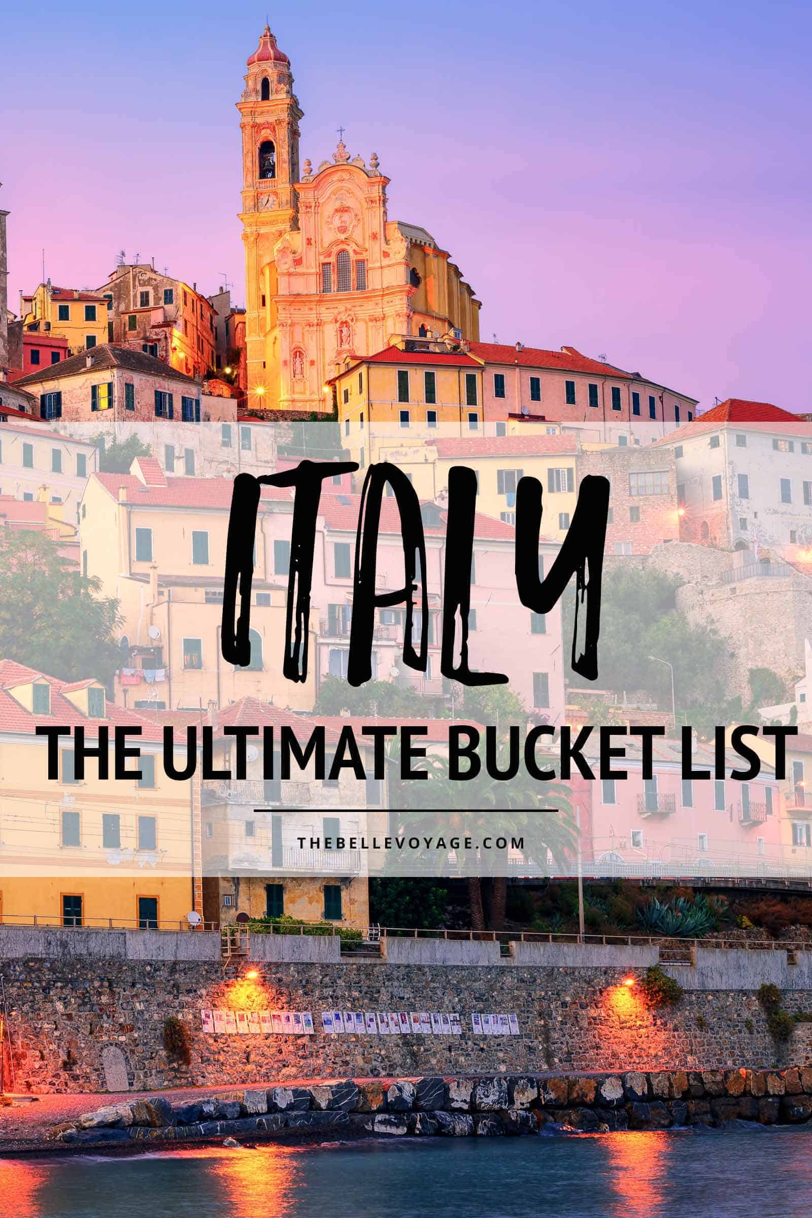 italy bucket list top 20 places to see in italy before you die