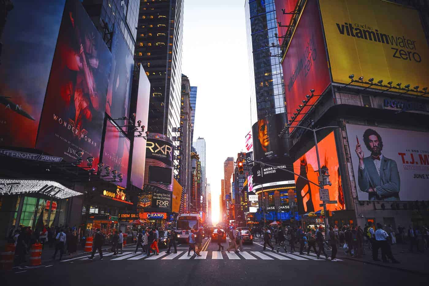 Times Square in New York City