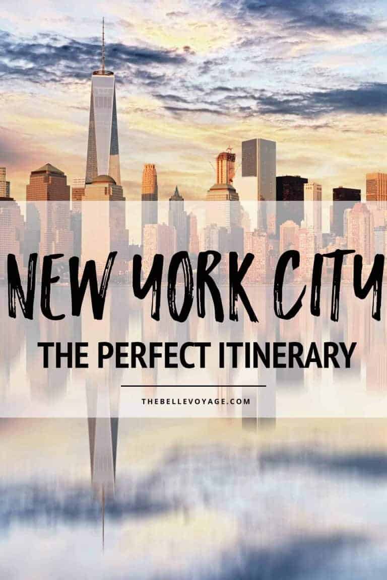 nyc travel itinerary