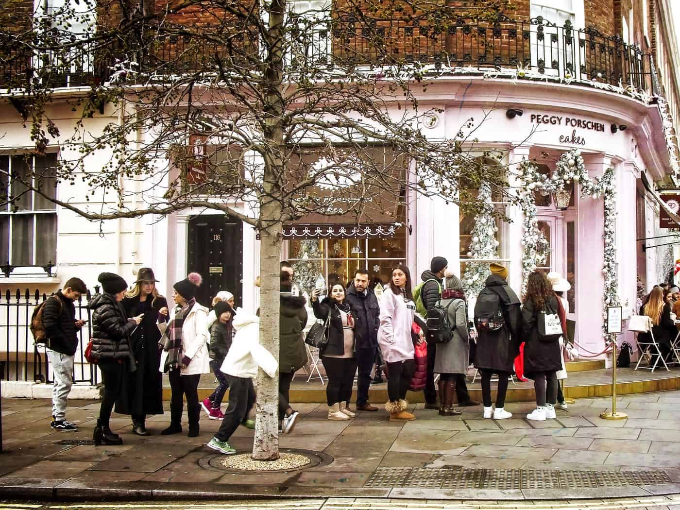 Peggy Porschen bakery is a beautiful restaurant for photos in London