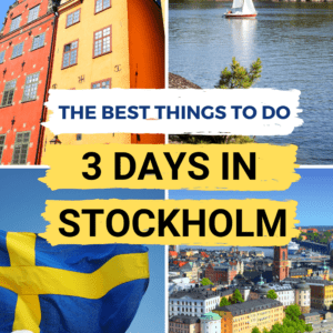 Stockholm sweden 3 day itinerary