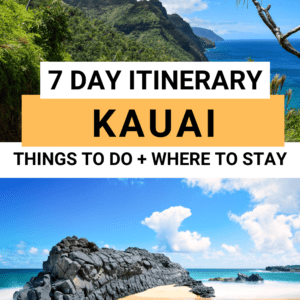 Kauai 7 day itinerary things to do