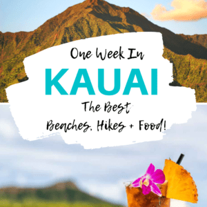 one week in kauai Hawaii