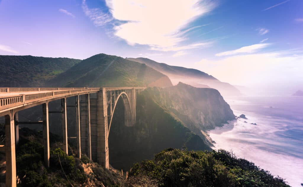 bridge near Big Sur ca