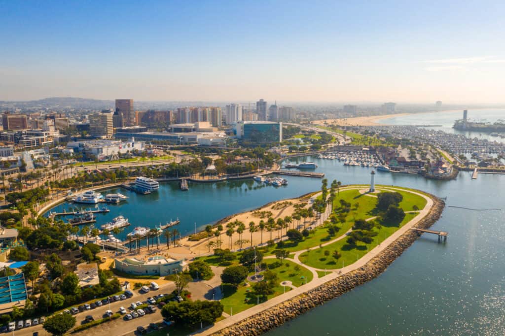 harbor in Long Beach california