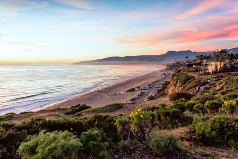 coastline in Malibu ca