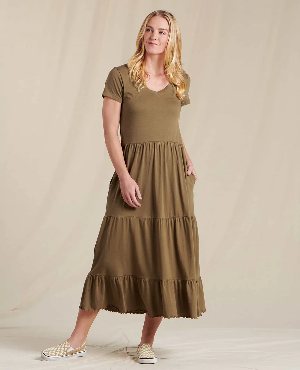 Women's Primo Tiered Midi Dress