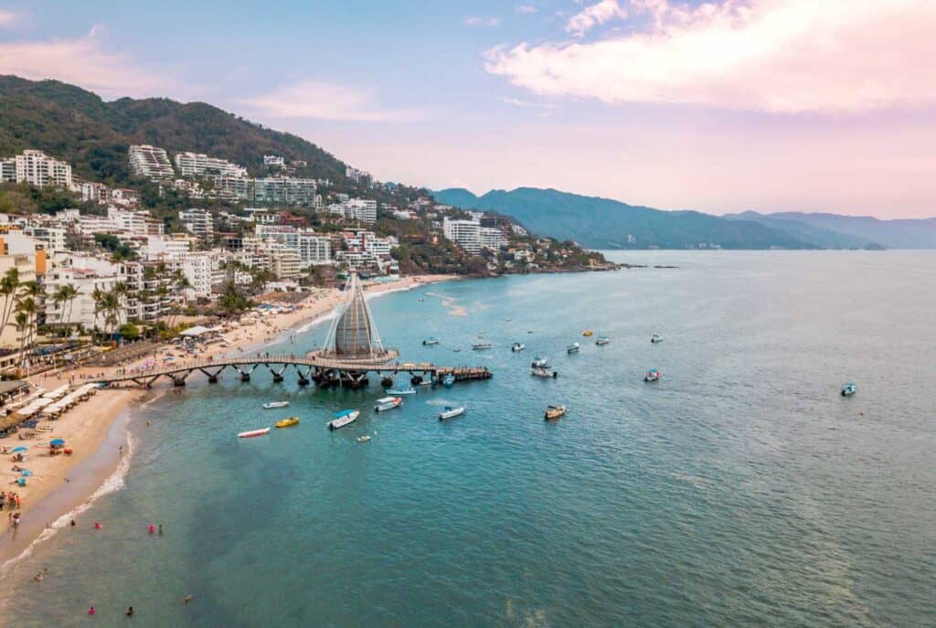 coastline in Puerto Vallarta mexico