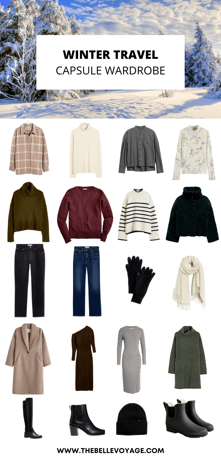 The Perfect Winter Travel Capsule Wardrobe 14 Must Have Pieces The Perfect Winter Travel Capsule Wardrobe 14 Must Have Pieces