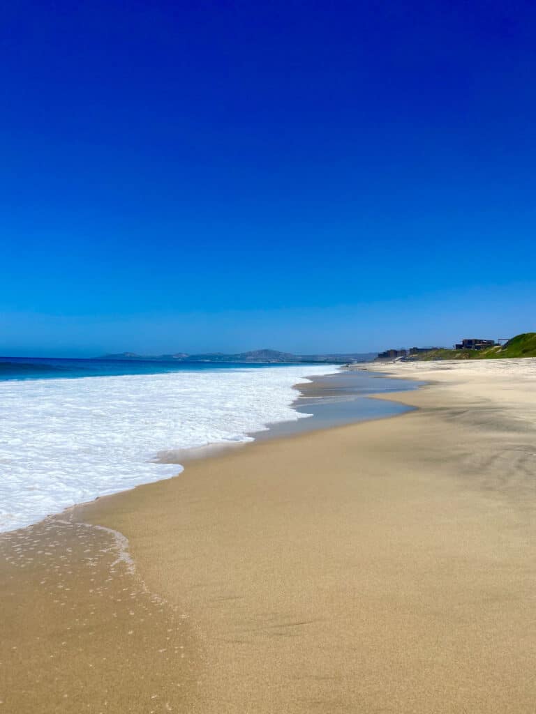 wide sand beach in San Jose del cabo