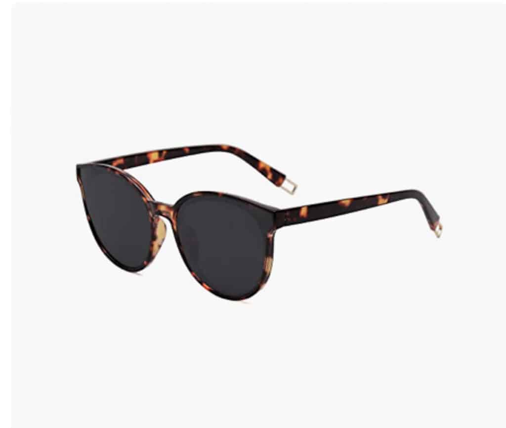 round tortoise shell sunglasses