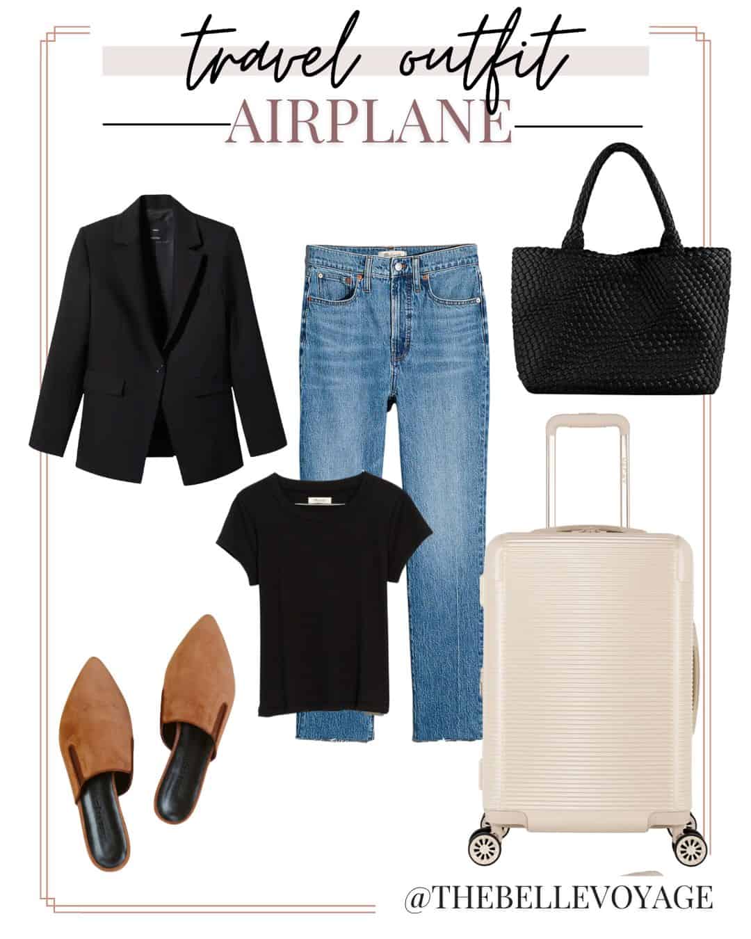 7 Cute and Comfy Airplane Outfit Ideas What to Wear on a Plane