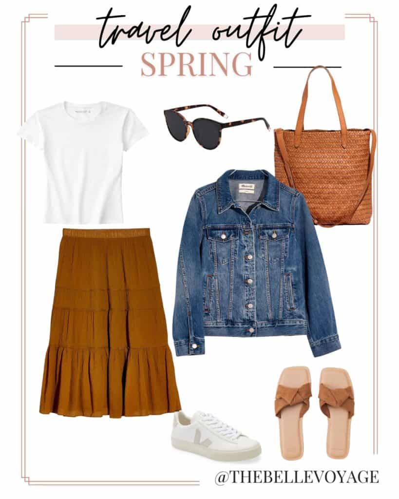 Cute Spring Travel Outfit Ideas: What to Wear on A Spring Vacation