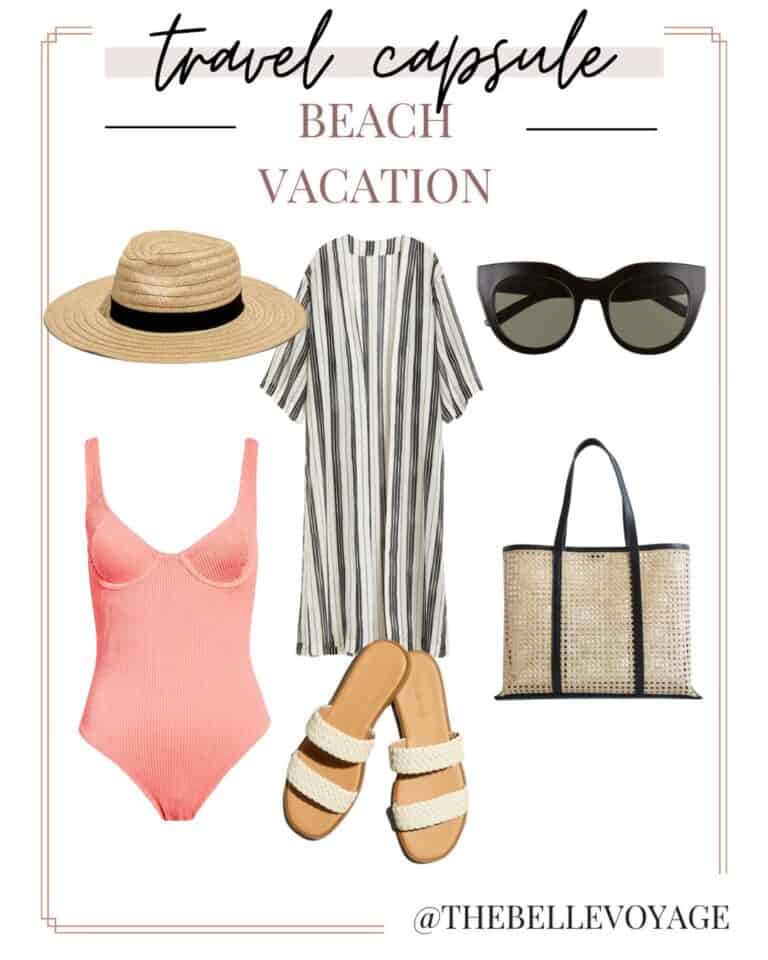 How to Create the Ultimate Beach Vacation Capsule Wardrobe