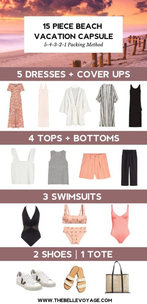 How to Pack a Mini Capsule Wardrobe for Travel in 5 Steps (free